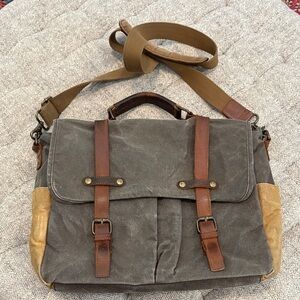NEWHEY waxed messanger bag